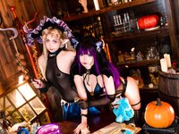 [Cosplay] 小和甜酒橙风千雅 魔女猫咪