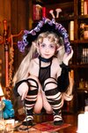 [Cosplay] 小和甜酒橙风千雅 魔女猫咪