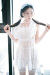 [DJAWA] Pia (피아) - Sheer Chiffon Apron