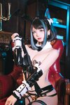 [COSPLAY] 日奈娇 - 万圣恶魔皮衣 [66P-1.39GB]