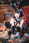 [COSPLAY] 日奈娇 - 万圣恶魔皮衣 [66P-1.39GB]