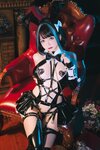 [COSPLAY] 日奈娇 - 万圣恶魔皮衣 [66P-1.39GB]