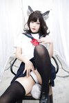 [COSPLAY] 白烨烨 -  魅惑狼姐姐-室外 [63P11V-1.93G]