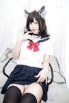 [COSPLAY] 白烨烨 -  魅惑狼姐姐-室外 [63P11V-1.93G]