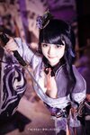 [COSPLAY] 白莉爱吃巧克力（白リリ）- 雷电将军 (2022.08)