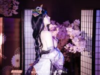 [COSPLAY] 白莉爱吃巧克力（白リリ）- 雷电将军 (2022.08)