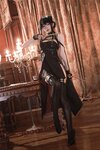 [COSPLAY] 水淼aqua – 黑礼服