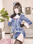 [Cosplay][my suite] Atsuki あつき - Back dirt girl Takao-san 裏垢女子（）高雄さん (KanColle)