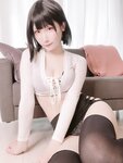 [Cosplay][my suite] Atsuki あつき - Back dirt girl Takao-san 裏垢女子（）高雄さん (KanColle)