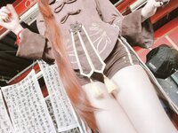 [Cosplay][my suite] Atsuki あつき - Muchimuchi Hu Tao and Swimsuit Maruzen-san むちむち胡桃と水着マルゼンさん