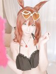 [Cosplay][my suite] Atsuki あつき - Muchimuchi Hu Tao and Swimsuit Maruzen-san むちむち胡桃と水着マルゼンさん
