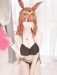 [Cosplay][my suite] Atsuki あつき - Muchimuchi Hu Tao and Swimsuit Maruzen-san むちむち胡桃と水着マルゼンさん
