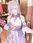 [Cosplay][my suite] Atsuki あつき - Keqing 刻晴 (Genshin Impact)