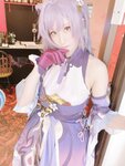 [Cosplay][my suite] Atsuki あつき - Keqing 刻晴 (Genshin Impact)