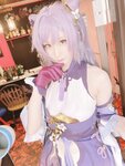 [Cosplay][my suite] Atsuki あつき - Keqing 刻晴 (Genshin Impact)