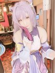 [Cosplay][my suite] Atsuki あつき - Keqing 刻晴 (Genshin Impact)