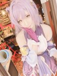 [Cosplay][my suite] Atsuki あつき - Keqing 刻晴 (Genshin Impact)