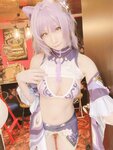 [Cosplay][my suite] Atsuki あつき - Keqing 刻晴 (Genshin Impact)