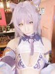[Cosplay][my suite] Atsuki あつき - Keqing 刻晴 (Genshin Impact)