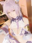[Cosplay][my suite] Atsuki あつき - Keqing 刻晴 (Genshin Impact)