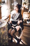 [Cosplay] 雪晴Astra 透明女仆长裙
