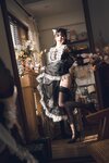 [Cosplay] 雪晴Astra 透明女仆长裙