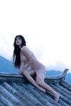 [Cosplay] 就是阿朱啊 天台屋顶 性感酥乳窈窕身材