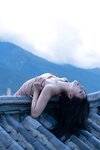 [Cosplay] 就是阿朱啊 天台屋顶 性感酥乳窈窕身材