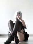 [Cosplay] Youmeko 幼愛 - Garter Demon 吊带袜恶魔