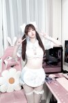 [Cosplay] 鹿八岁 旗袍女仆