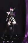 [Cosplay] Youmeko 幼愛 - Purple tassel cheongsam 紫流苏旗袍