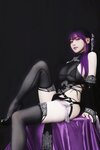 [Cosplay] Youmeko 幼愛 - Purple tassel cheongsam 紫流苏旗袍