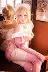 [Cosplay] Sameki - Pink Leather Maid ピンクレザーメイド