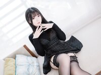 [Cosplay] 霜月shimo 日本饭店黑私服