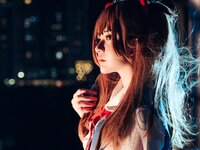 [Cosplay] Potato Godzilla - Asuka Seifuku