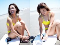 FLASHデジタル写真集 白波瀬海来 最高潮ビキニ