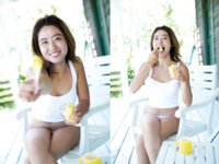 FLASHデジタル写真集 白波瀬海来 最高潮ビキニ