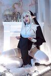 [Cosplay] 鹿八岁 堕落修女