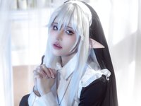 [Cosplay] 鹿八岁 堕落修女