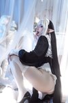 [Cosplay] 鹿八岁 堕落修女