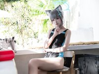 [Fantia] 2023.11B lunananya 砂狼白子（泳装）