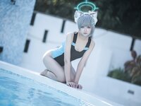 [Fantia] 2023.11B lunananya 砂狼白子（泳装）