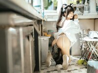 [Cosplay] Chun Momo 蠢沫沫 - Grocery Cat 杂货喵