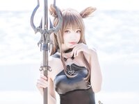[Cosplay] Cherry Neko 桜桃喵 - Arknights X Tenka Swimsuit version 明日方舟・アークナイツ X 天火 水着ver