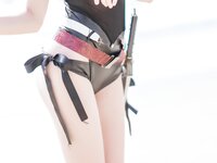 [Cosplay] Cherry Neko 桜桃喵 - Arknights X Tenka Swimsuit version 明日方舟・アークナイツ X 天火 水着ver
