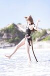 [Cosplay] Cherry Neko 桜桃喵 - Arknights X Tenka Swimsuit version 明日方舟・アークナイツ X 天火 水着ver