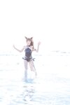 [Cosplay] Cherry Neko 桜桃喵 - Arknights X Tenka Swimsuit version 明日方舟・アークナイツ X 天火 水着ver