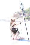 [Cosplay] Cherry Neko 桜桃喵 - Arknights X Tenka Swimsuit version 明日方舟・アークナイツ X 天火 水着ver
