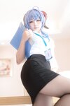 [Cosplay] 樱梨梨 甘雨小秘书