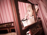 [Cosplay] G44 不会受伤 - Water blue white cheongsam 水兰儿白旗袍